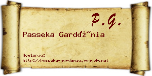 Passeka Gardénia névjegykártya